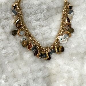 Lunch at the Ritz “CAT” themed charm bracelet 8” toggle close!